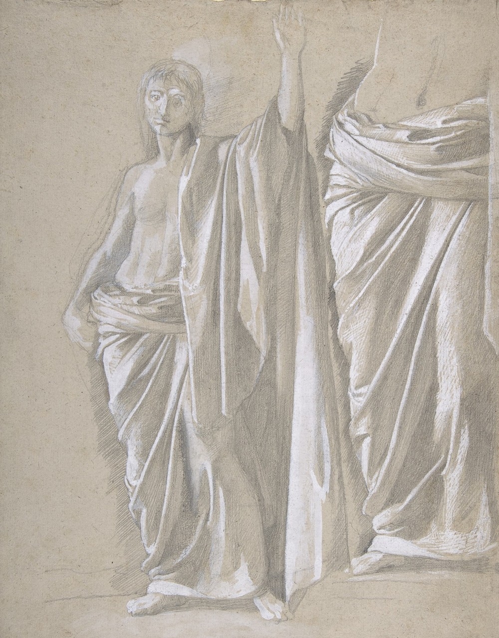 Study of a Draped Figure (1857–58)