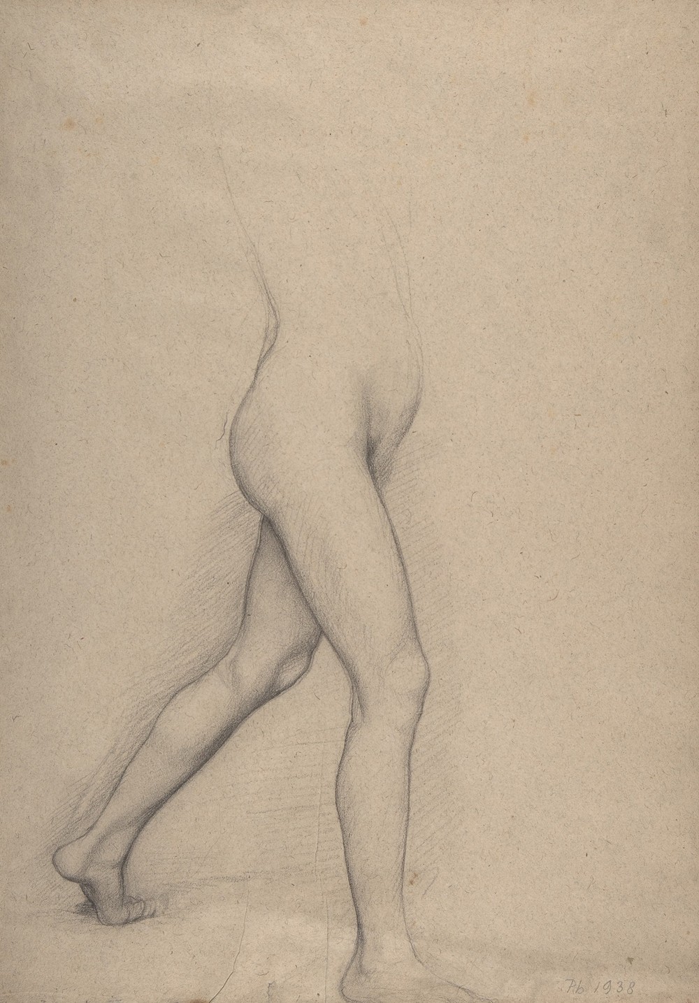 Study of a Girl’s Legs for the painting ‘Young Spartans’ (ca. 1860–62)