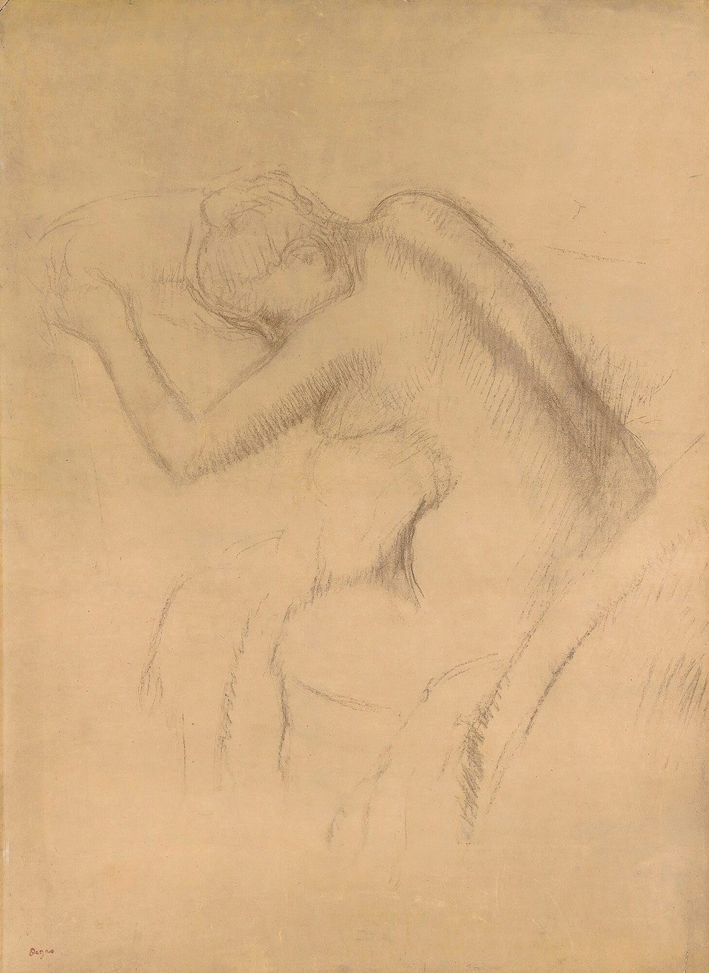 Femme Nue Assise