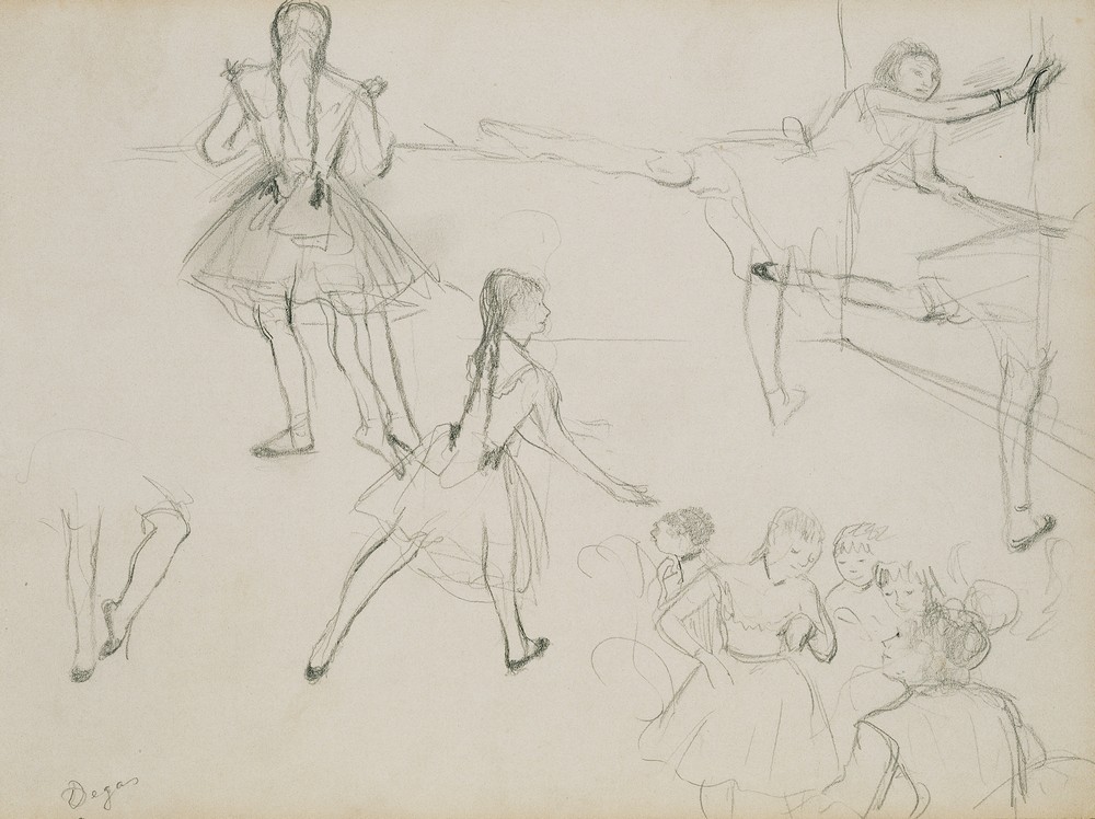 Ballet Dancers Rehearsing