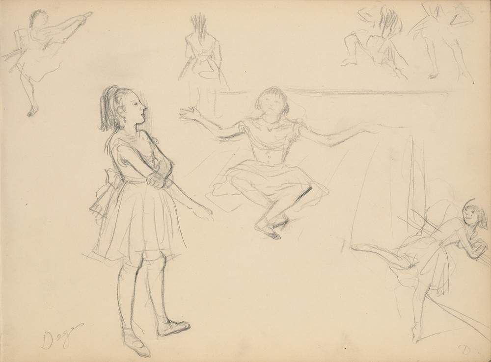 Ballet Dancers Rehearsing
