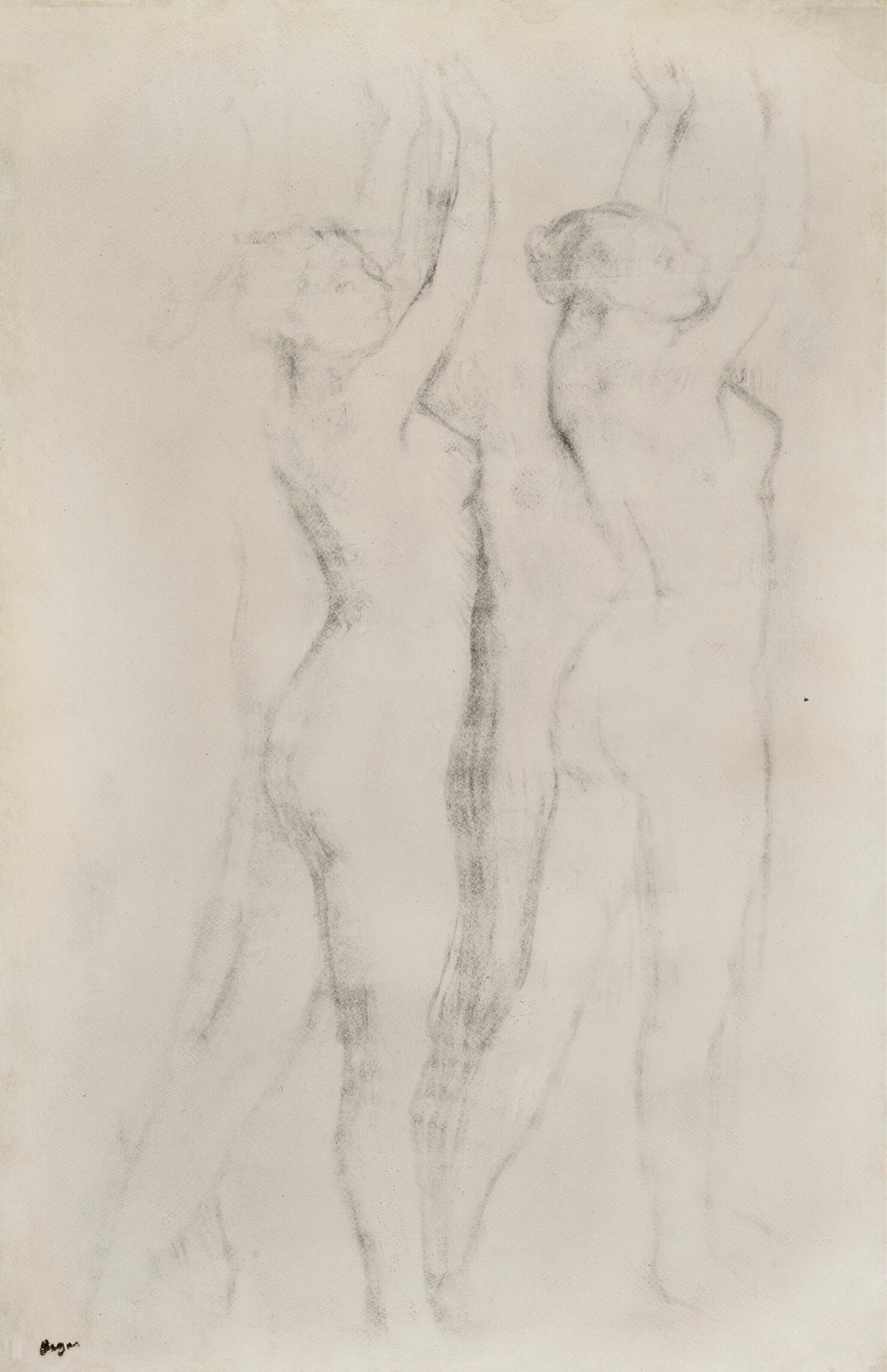 Deux femmes nues, les bras levés (circa 1898-1900)