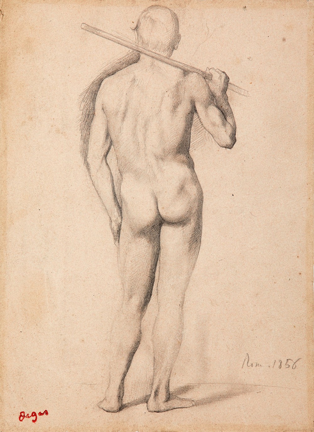 Homme vu de dos (étude)
