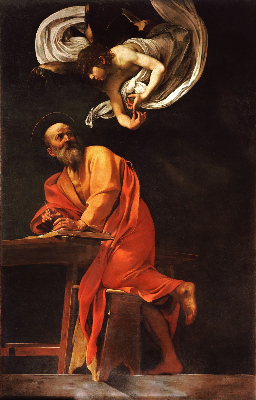 Saint Matthew and the angel (circa 1602)