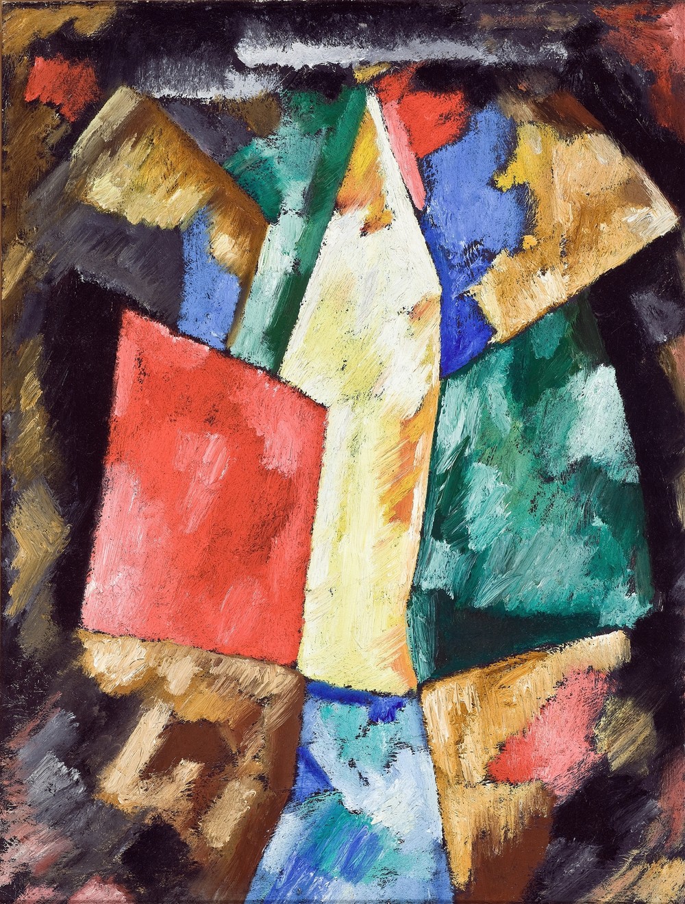 Abstraction, Blue, Yellow and Green (circa 1913)