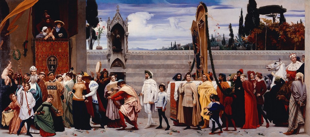 Cimabue’s Madonna Carried in Procession (1853-55)