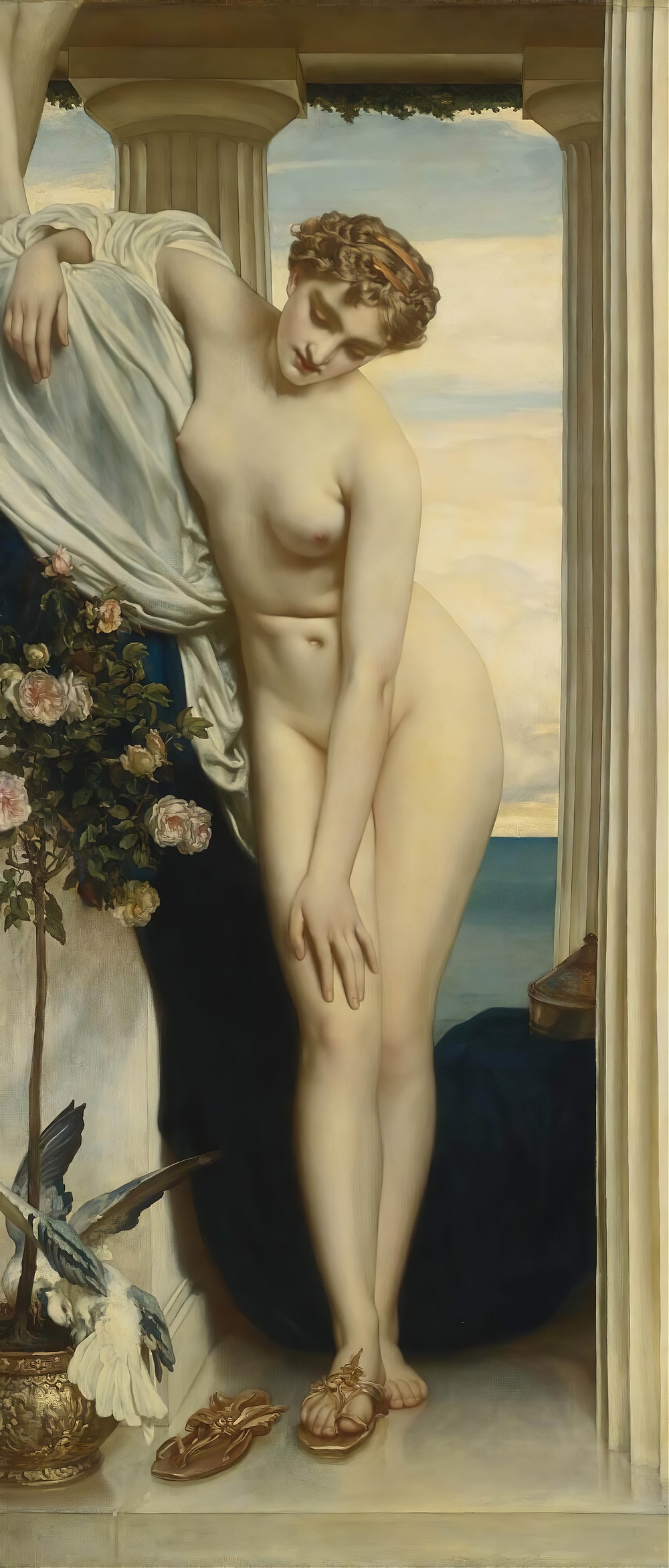Venus Disrobing For The Bath