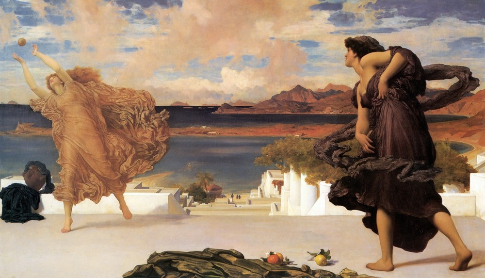 Greek girls playing ball