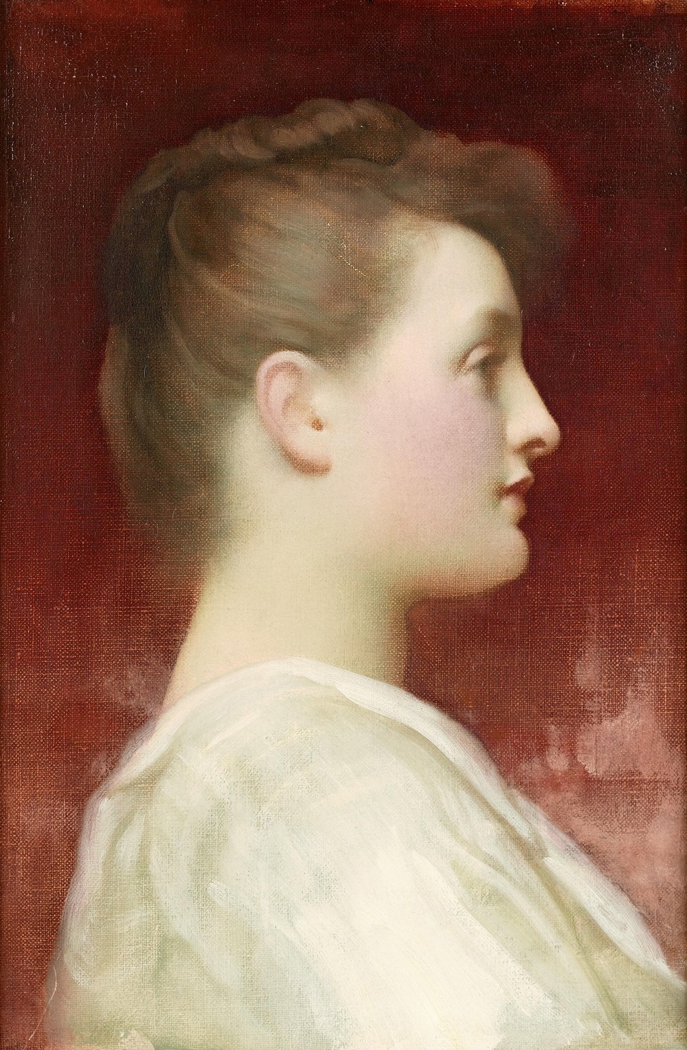 Girl in profile