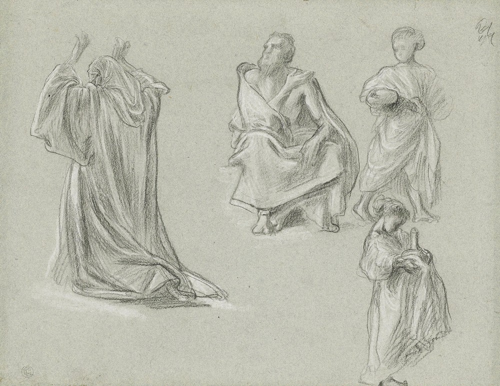 A sheet of figure studies