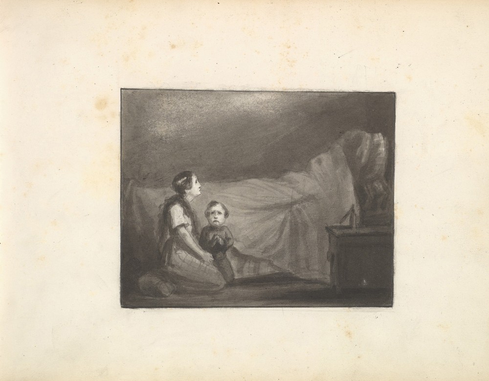 A Deathbed Scene (ca. 1849)