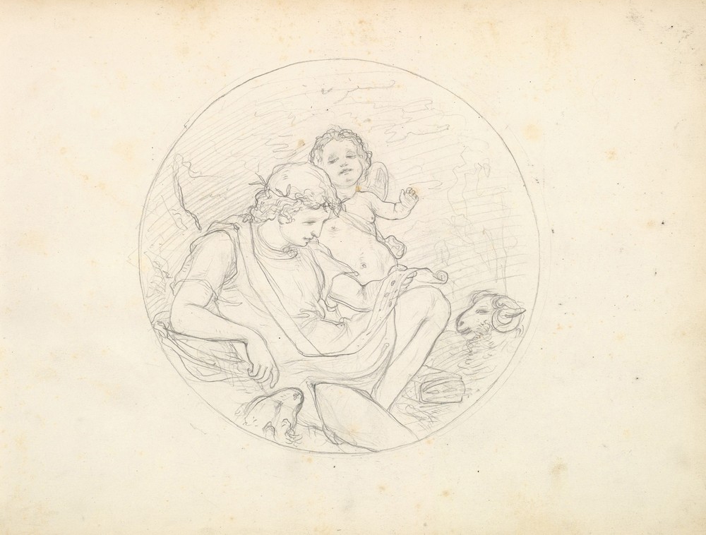 Cupid and a Shepherd (ca. 1849)