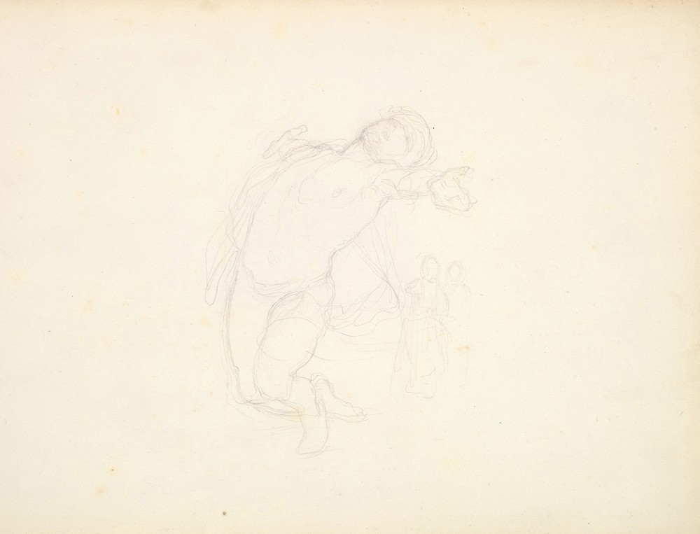 Male Figure Study (ca. 1849)