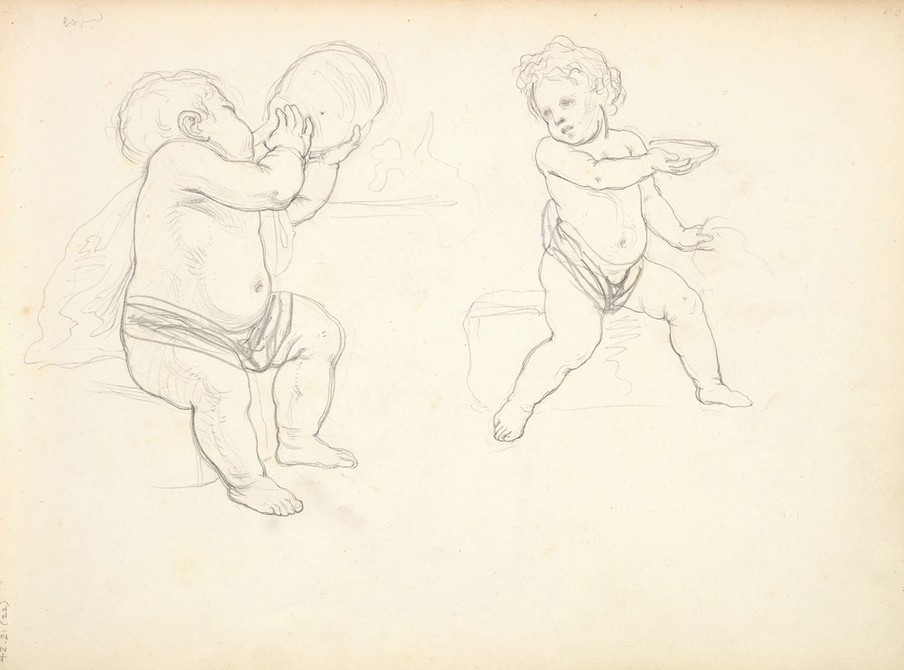Two Children (ca. 1849)