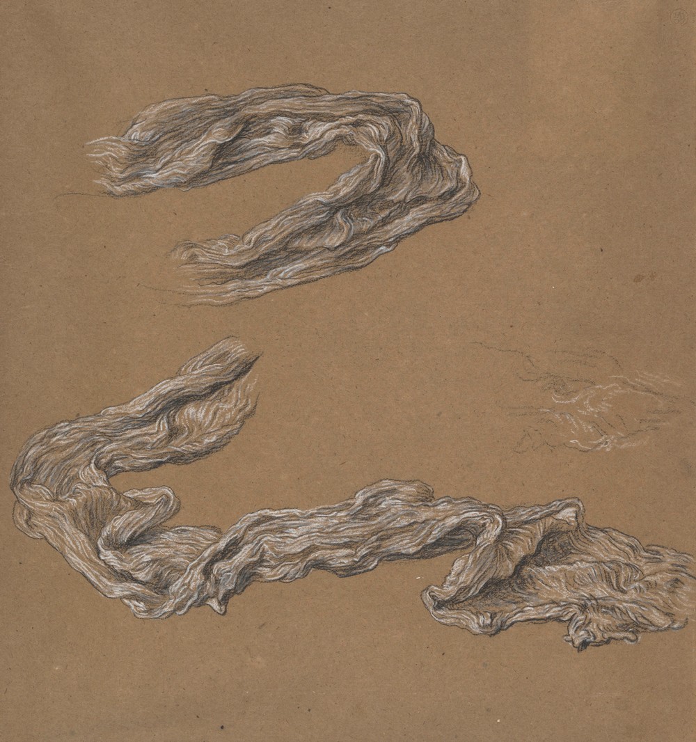 Sketch for drapery in ‘Greek Girls Playing at Ball’