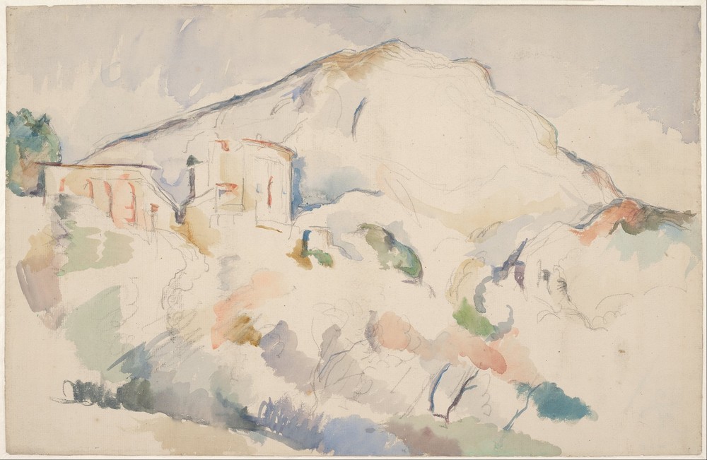 Château Noir and Mont Sainte-Victoire, c. 1890-1895