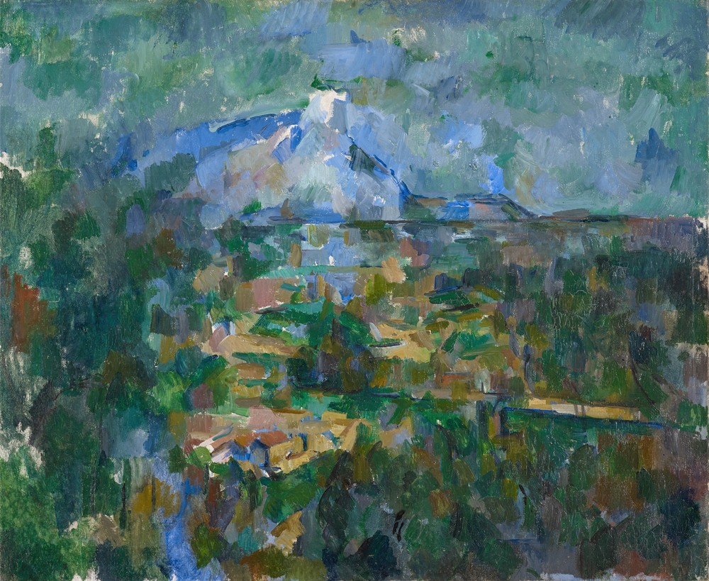 View of Mount Sainte-Victoire from Les Lauves