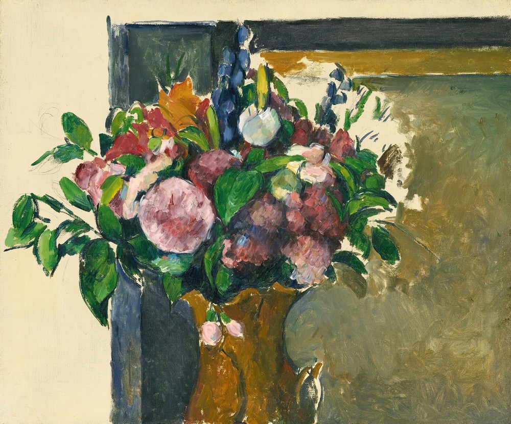Fleurs Dans Un Vase Rouge (circa 1880-81)
