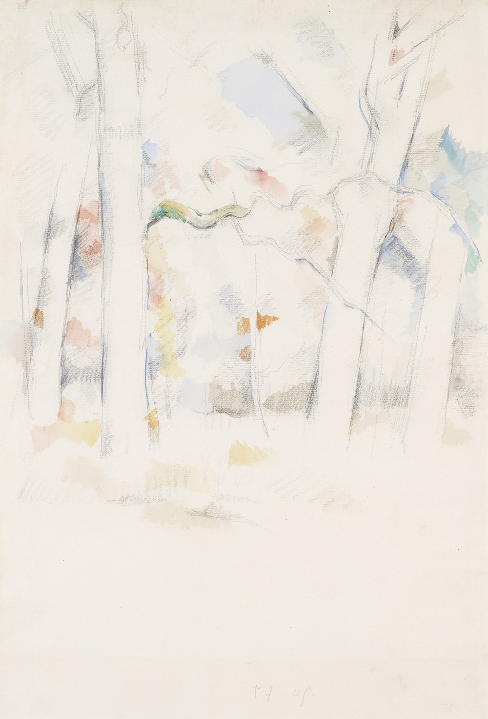 Sous-bois (Under the Trees)  (circa 1882-1884)