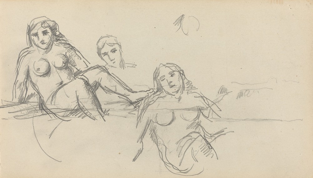 Seated Bather (verso)