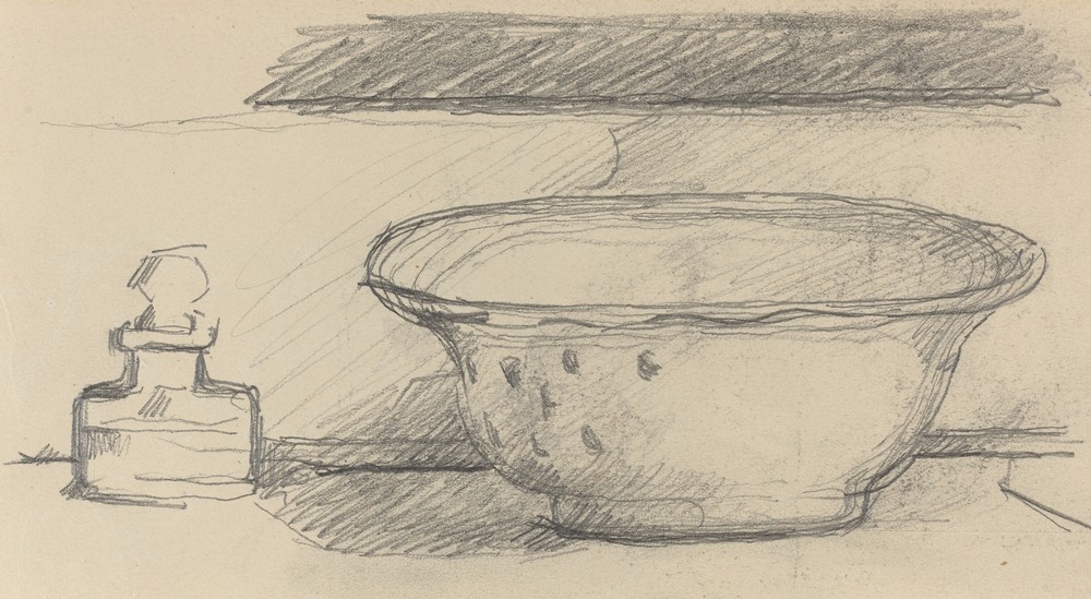 Wash Basin and Scent Bottle (recto)
