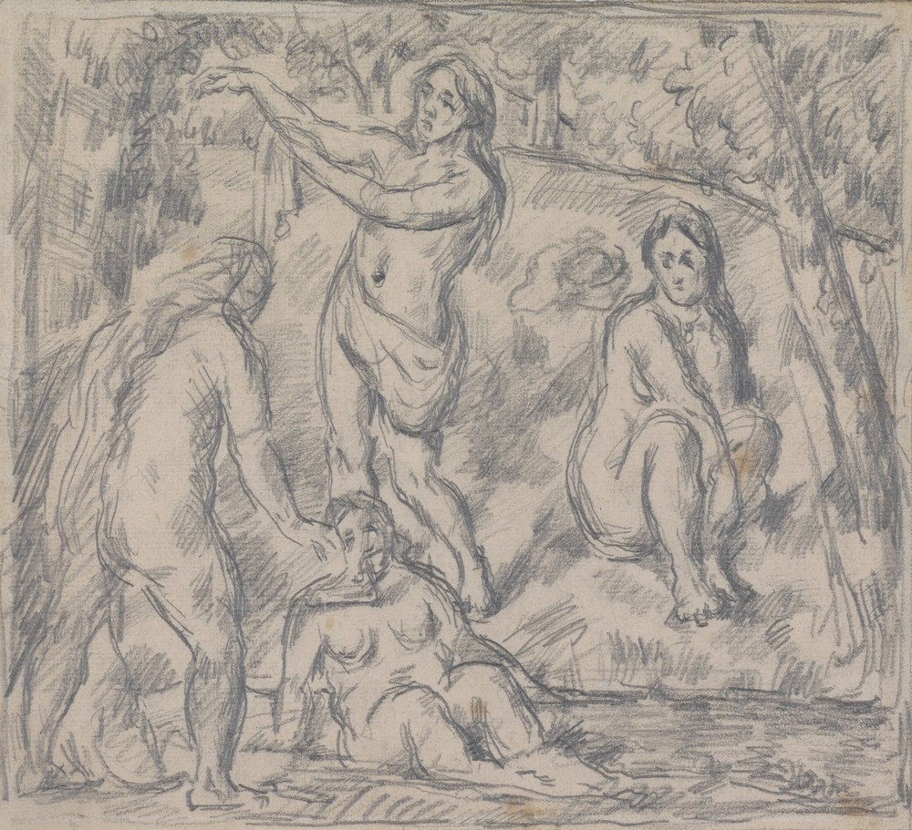 Study of Four Women Bathing (circa 1879 - 1882)
