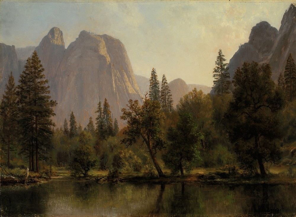 Cathedral Rocks, Yosemite Valley (ca. 1872)