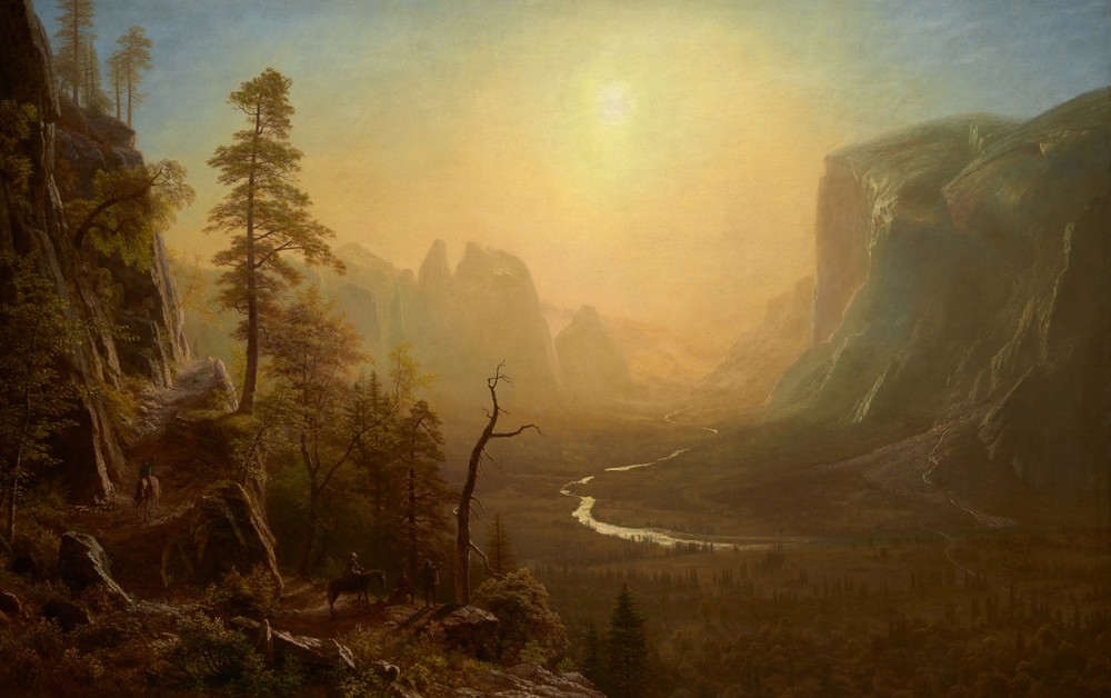 Yosemite Valley, Glacier Point Trail (ca. 1873)