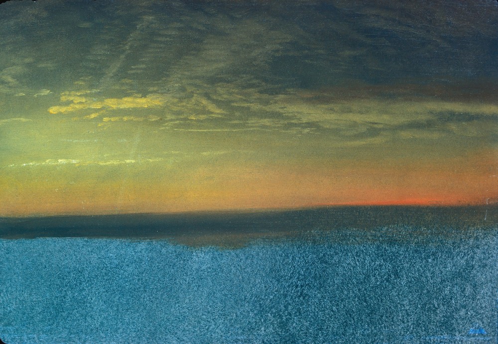 Cloud Study with Sunset (19th century)