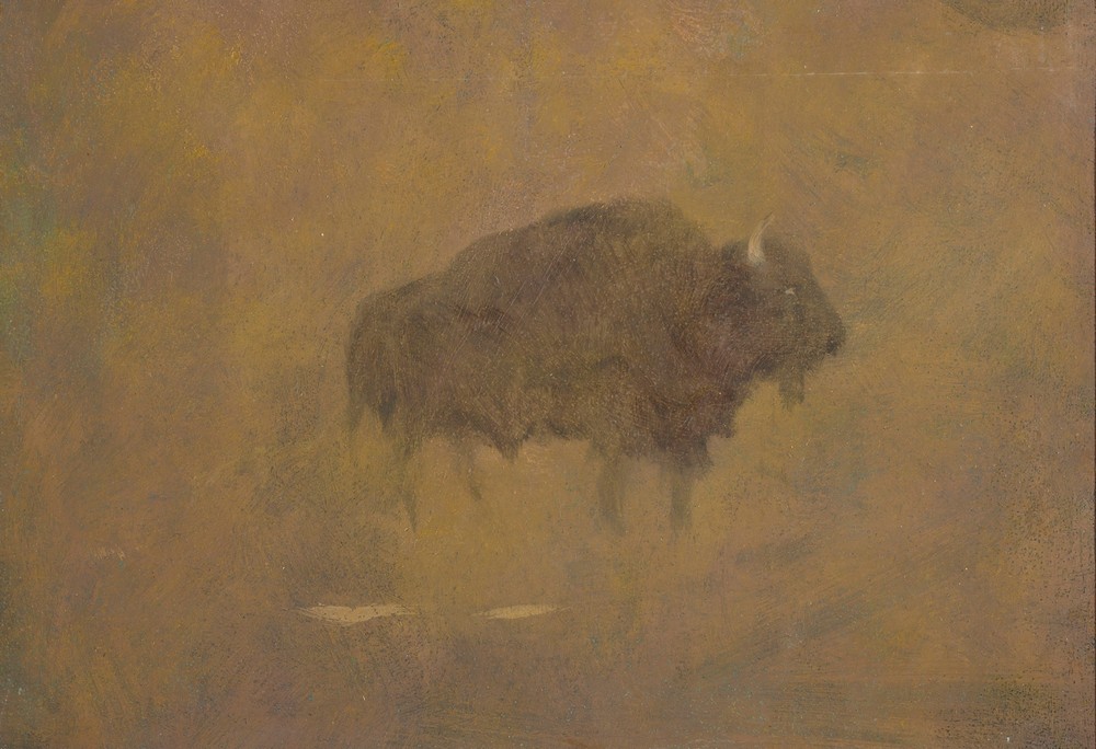 Buffalo in a Sandstorm (19th century)