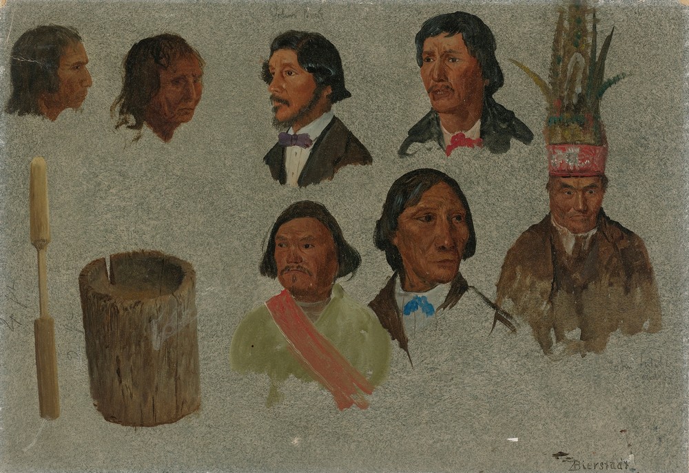 Seven Indian Portraits And One Primitive Utensil