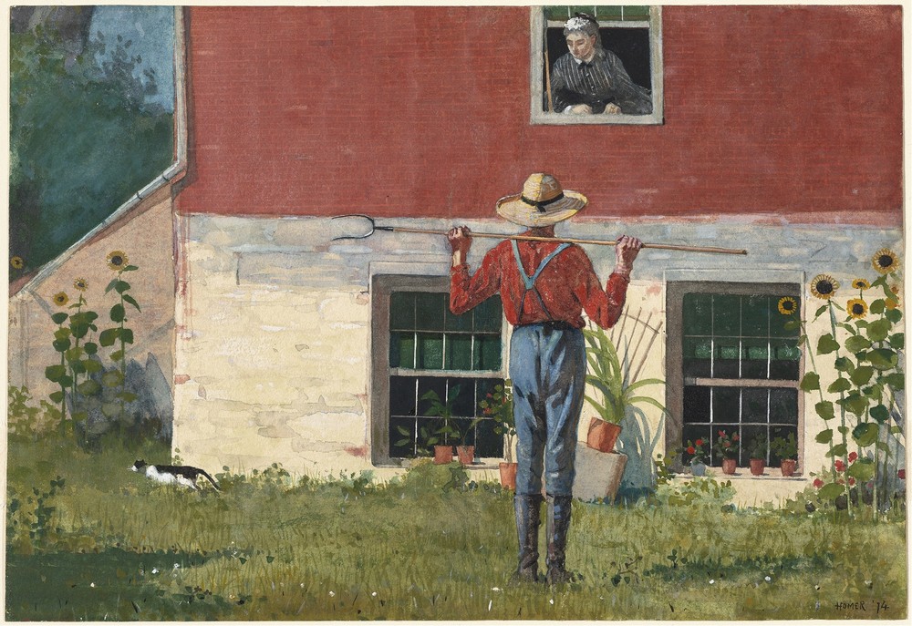 In the Garden (Rustic Courtship)