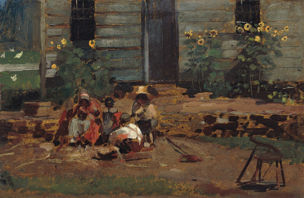 Sketch of a Cottage Yard (c. 1876)