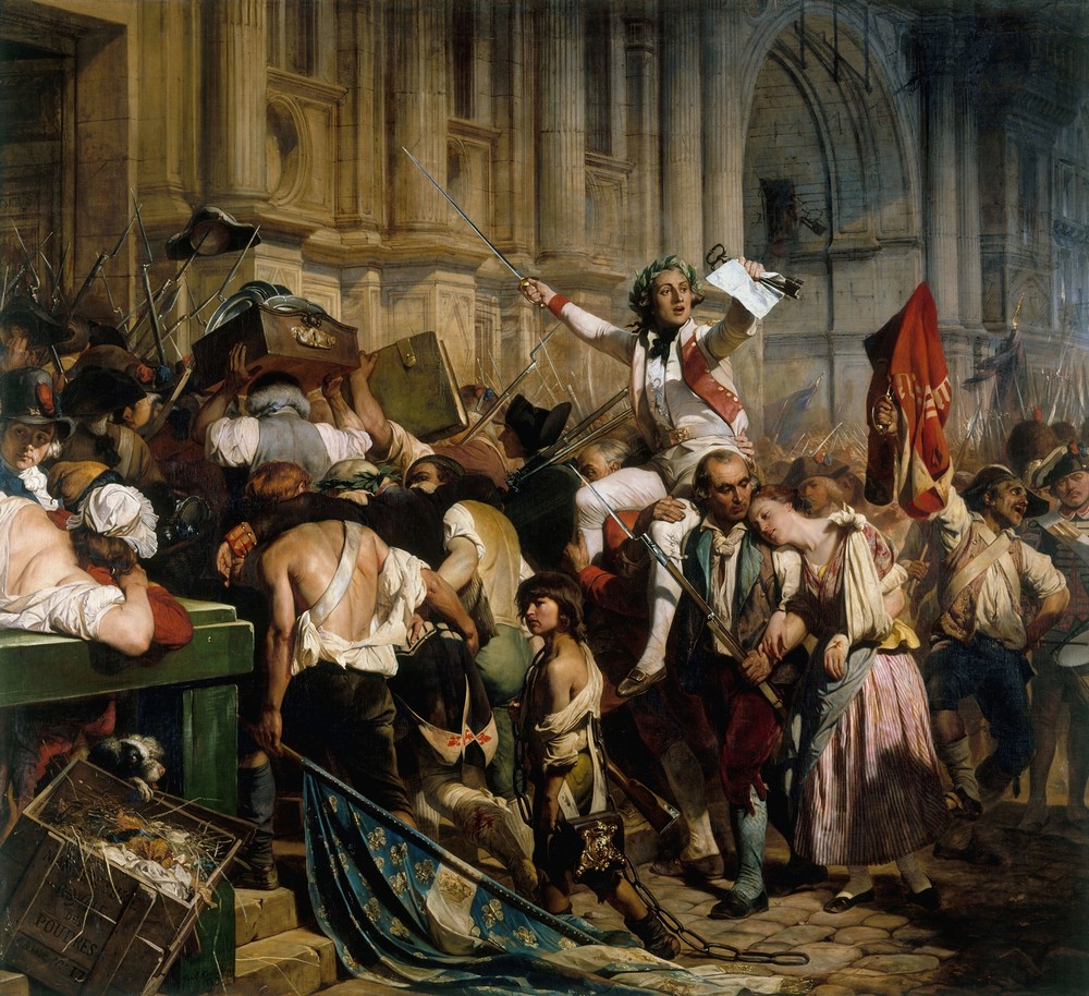 Les Vainqueurs De La Bastille Devant L’hôtel De Ville, Le 14 Juillet 1789