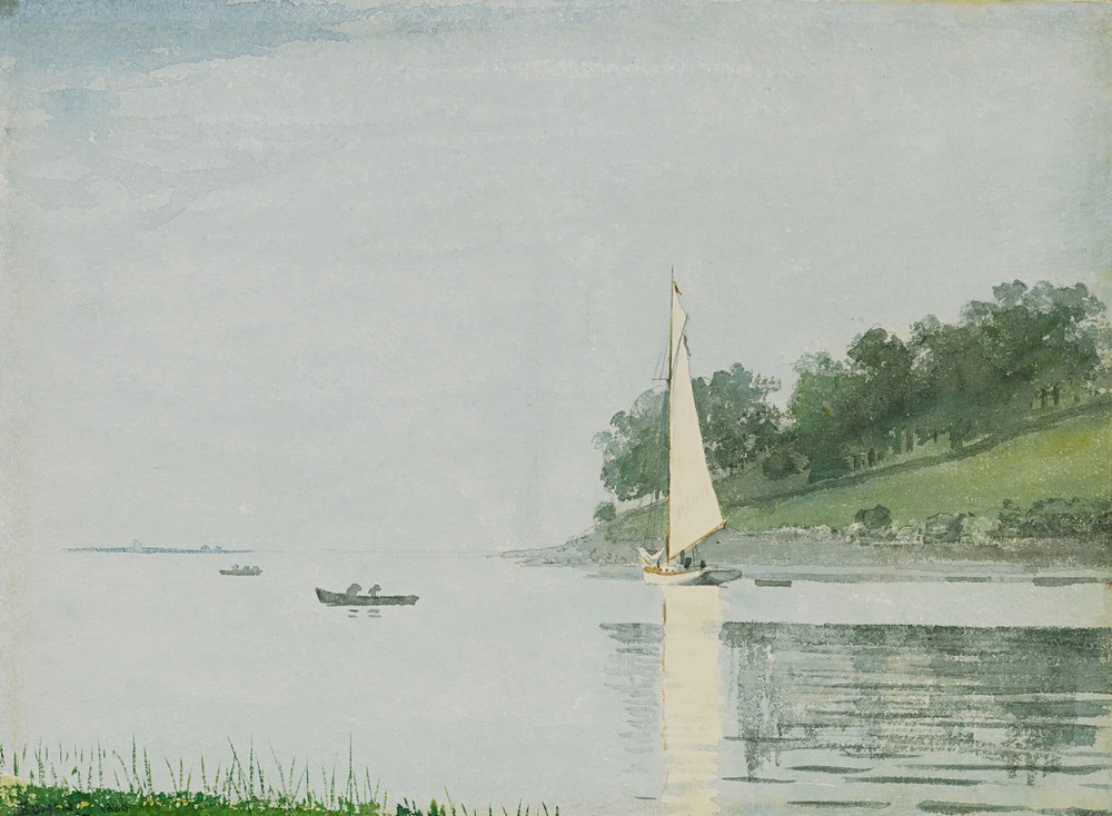 Yacht In A Cove, Gloucester