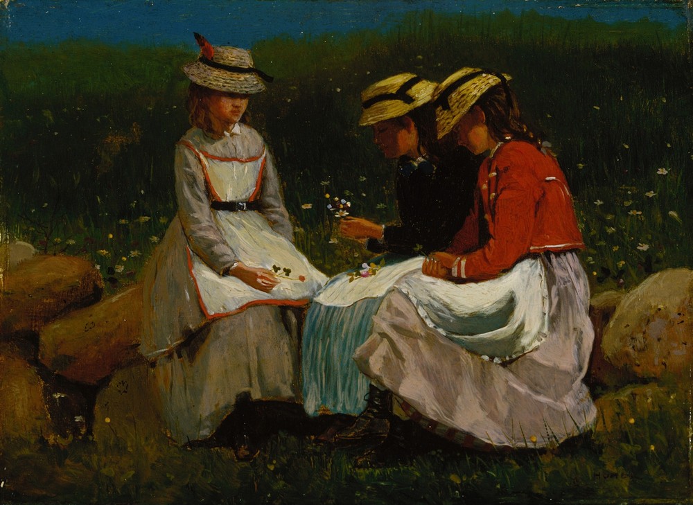Girls in a Landscape (circa 1873)