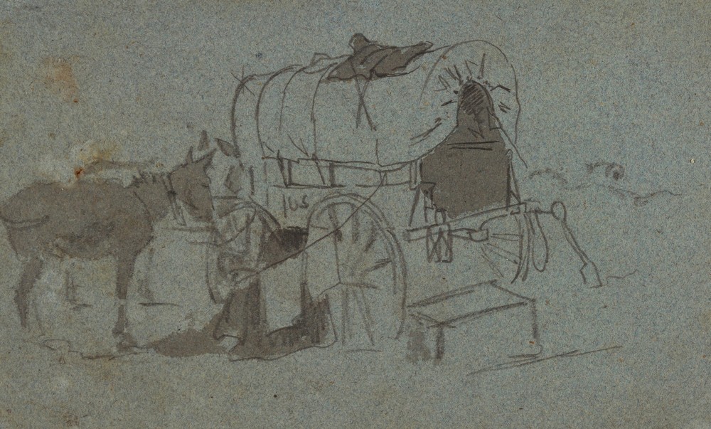 Army Wagon and Mule