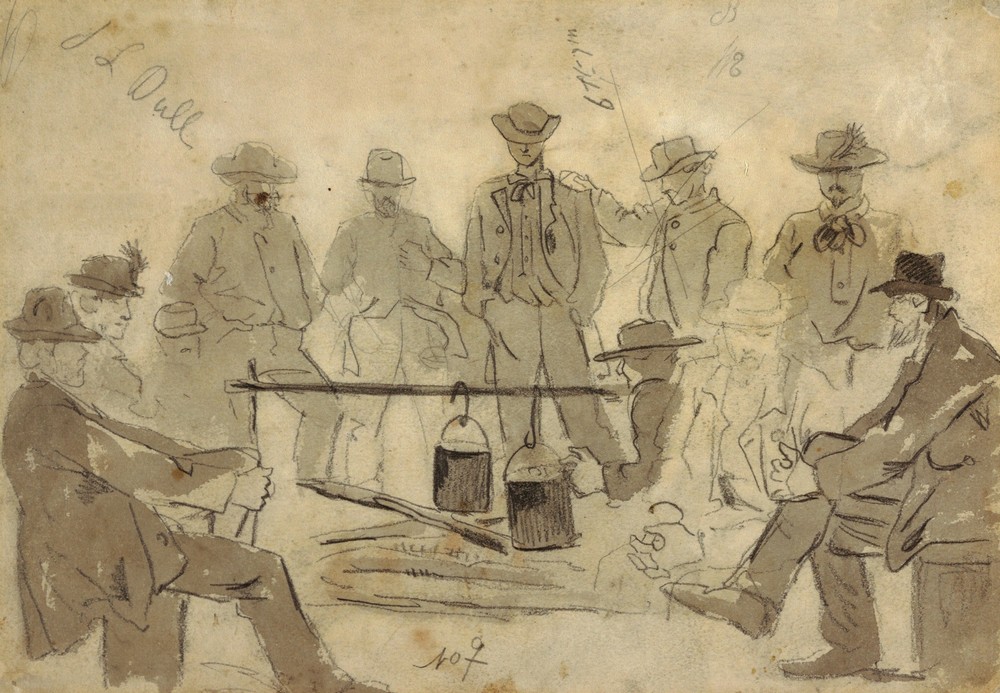 Campfire with Soldiers