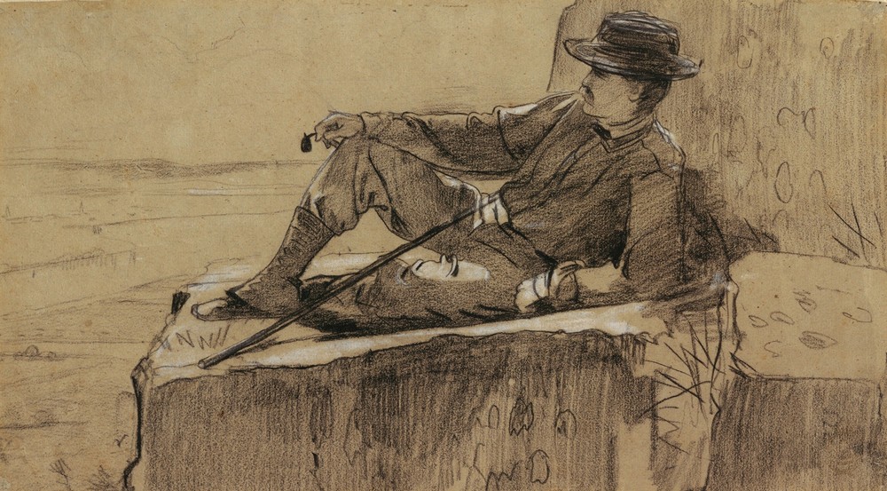 Mountain Climber Resting