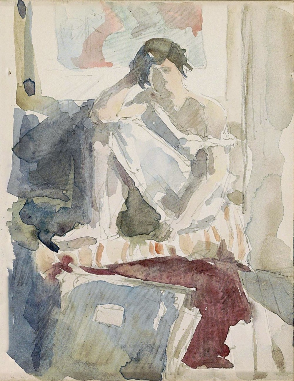 Seated Woman in an Interior (c. 1916)