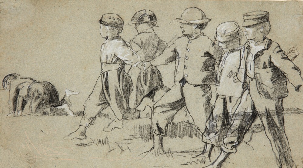 Study for ‘Snap the Whip’