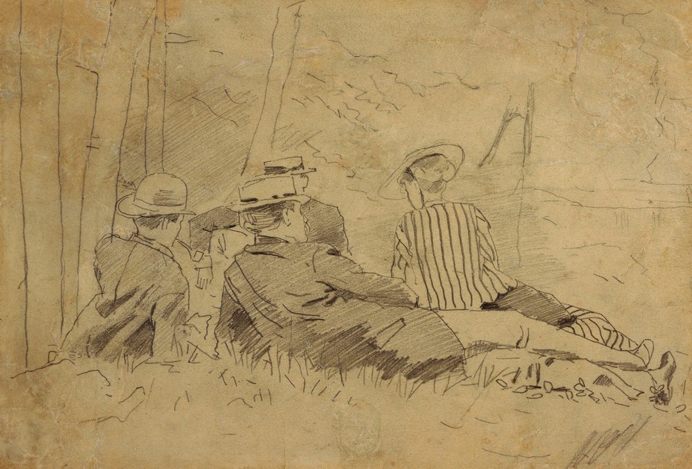 Study for ‘The Fishing Party’