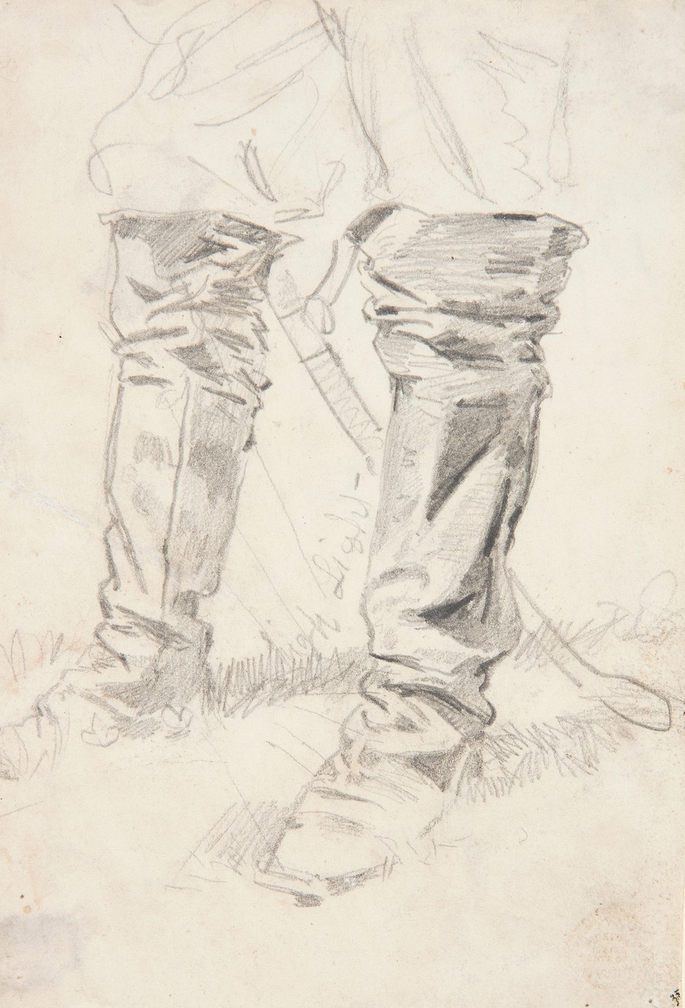 Study of Cavalry Officer’s Boots