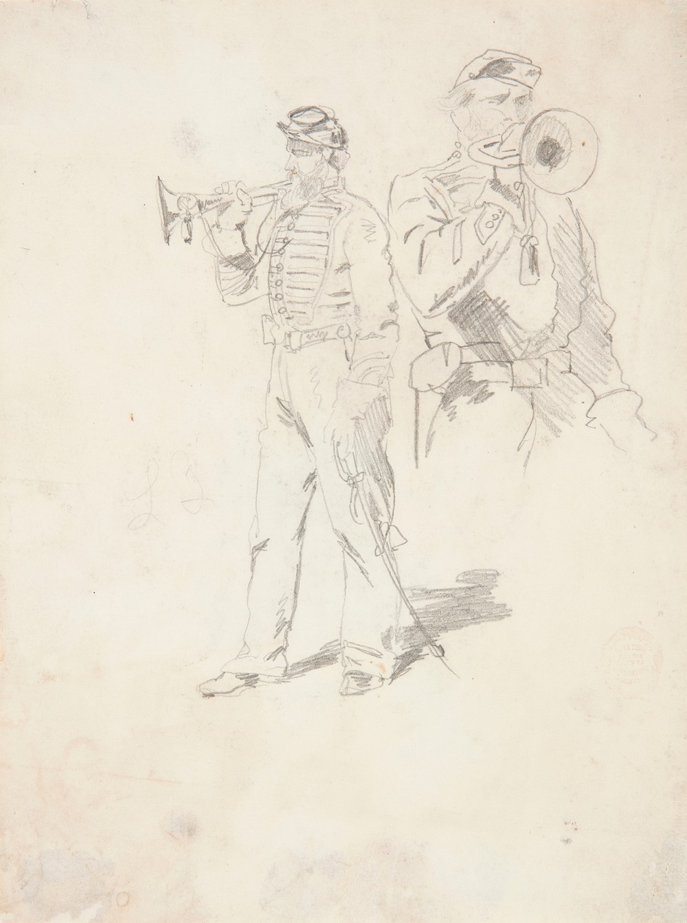 Two Studies of a Bugler
