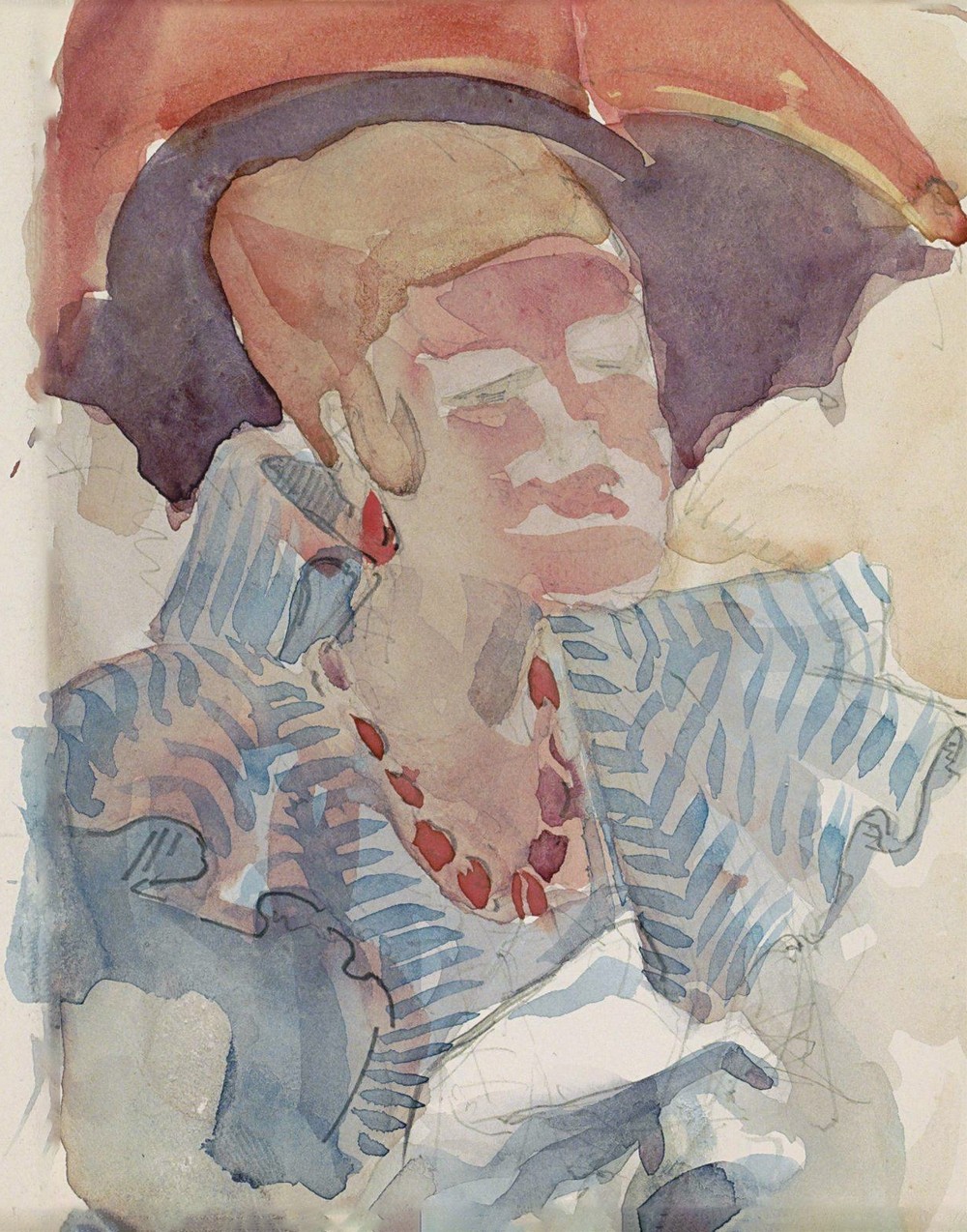 Woman with a Parasol (c. 1916)