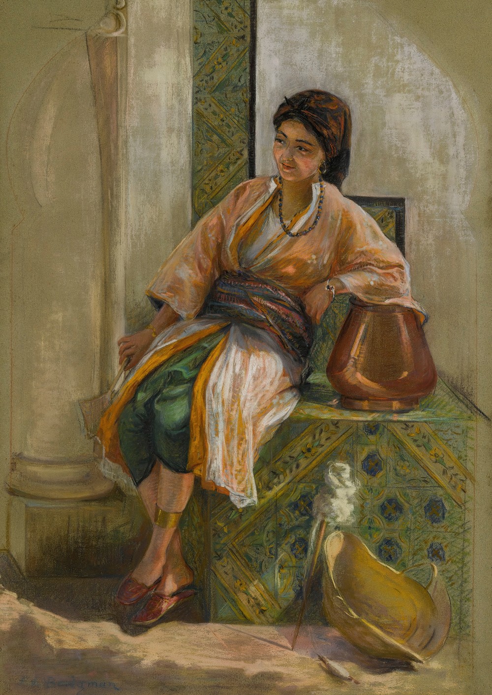 Jeune Fille À L’éventail