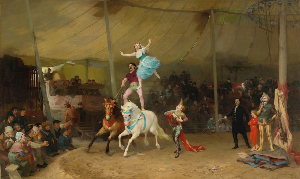 Un Cirque En Province (The American Circus In France) (1869-70)