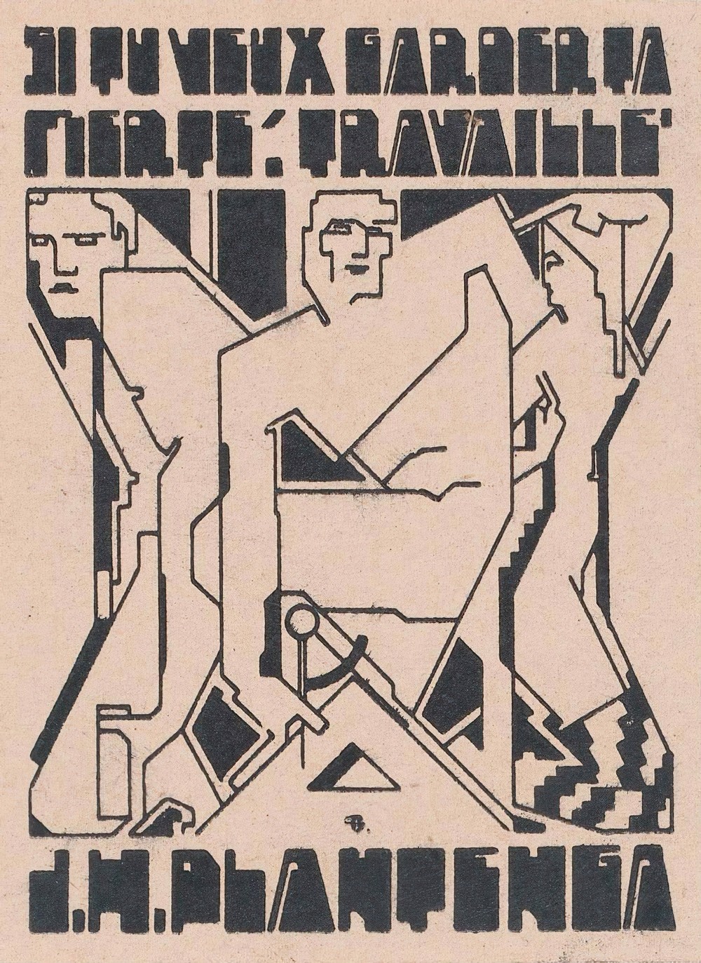 Ex libris van J.H. Plantenga