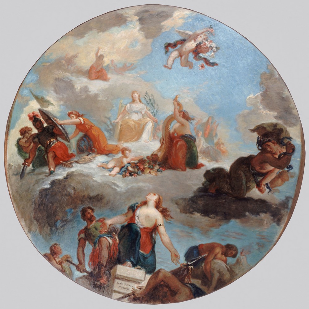 La Paix vient consoler les hommes et leur ramène l’Abondance (before 1871)