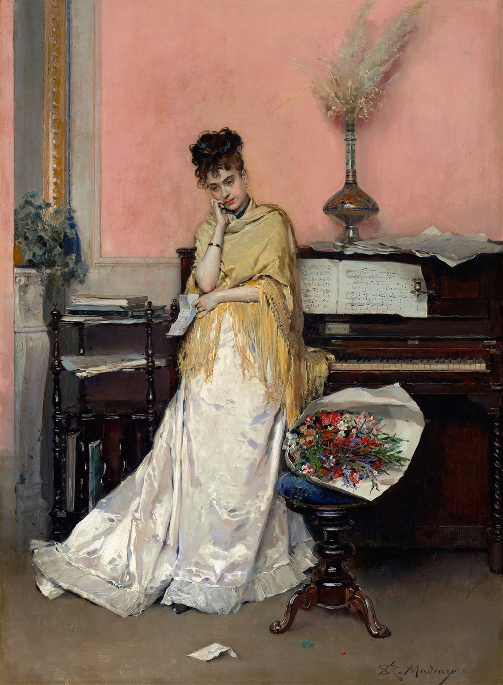 Reverie, The Letter (1870s)